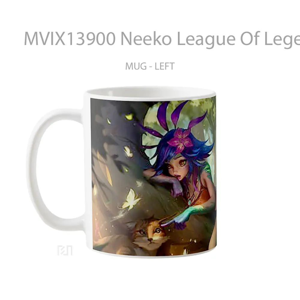 Mug Neeko League Of Legends Art Cangkir Gamer - All-side / Desain