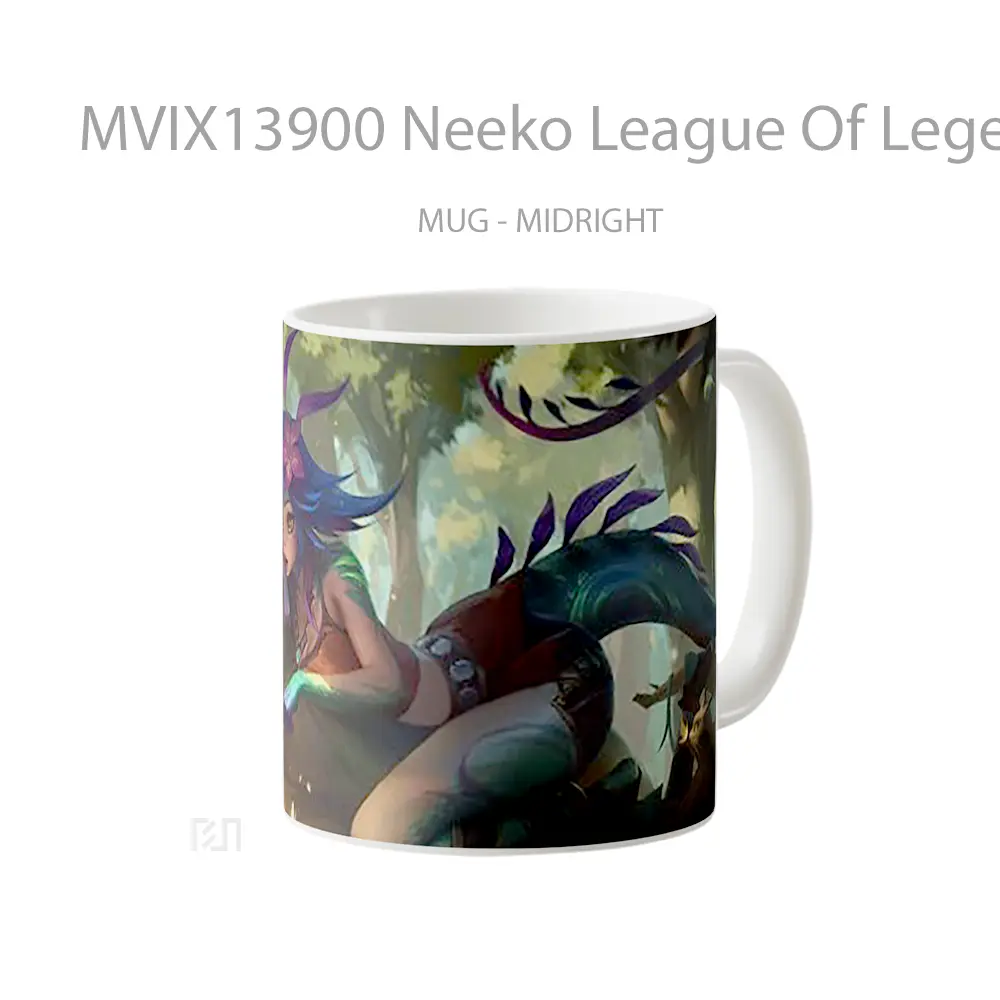 Mug Neeko League Of Legends Art Cangkir Gamer - All-side / Desain