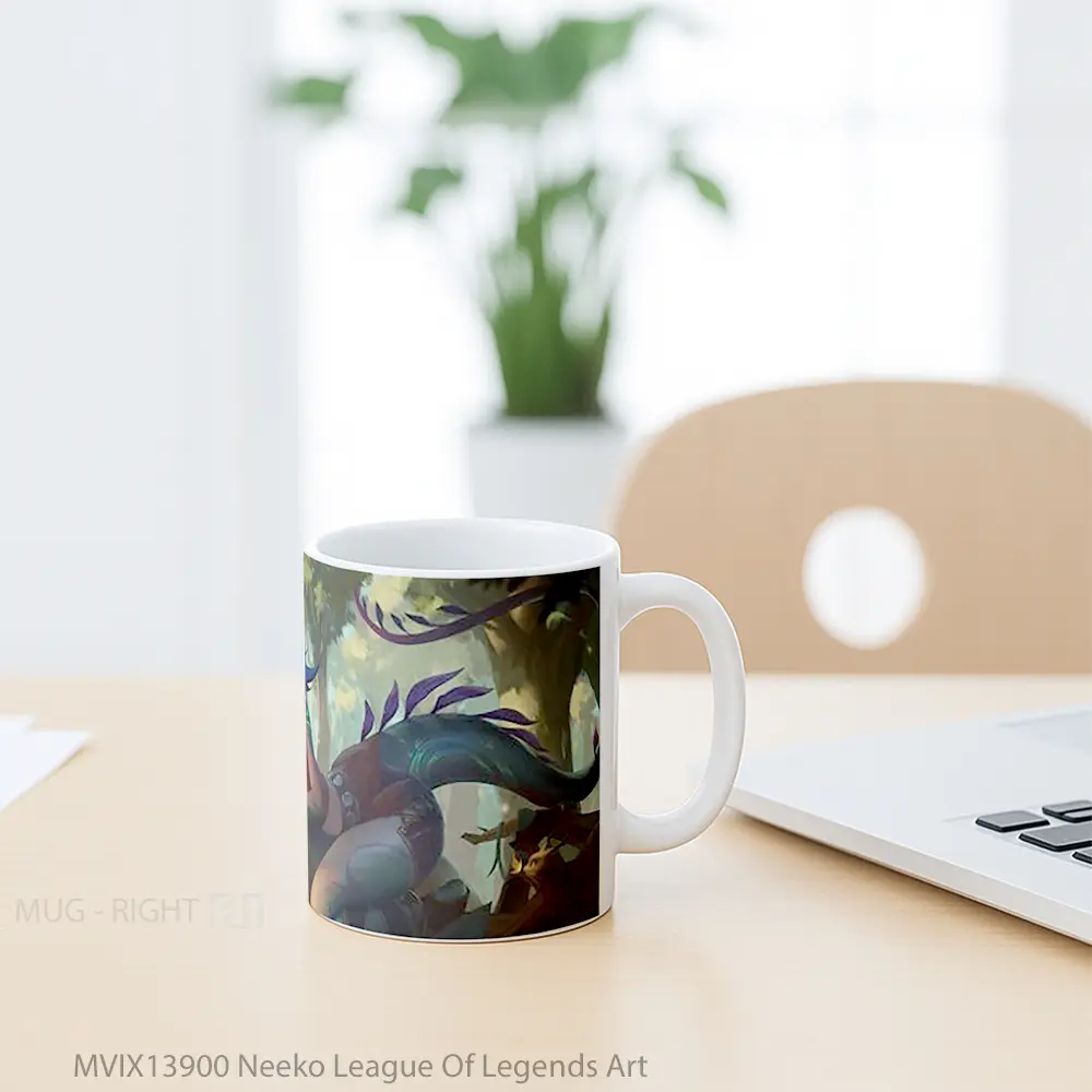Mug Neeko League Of Legends Art Cangkir Gamer - All-side / Desain
