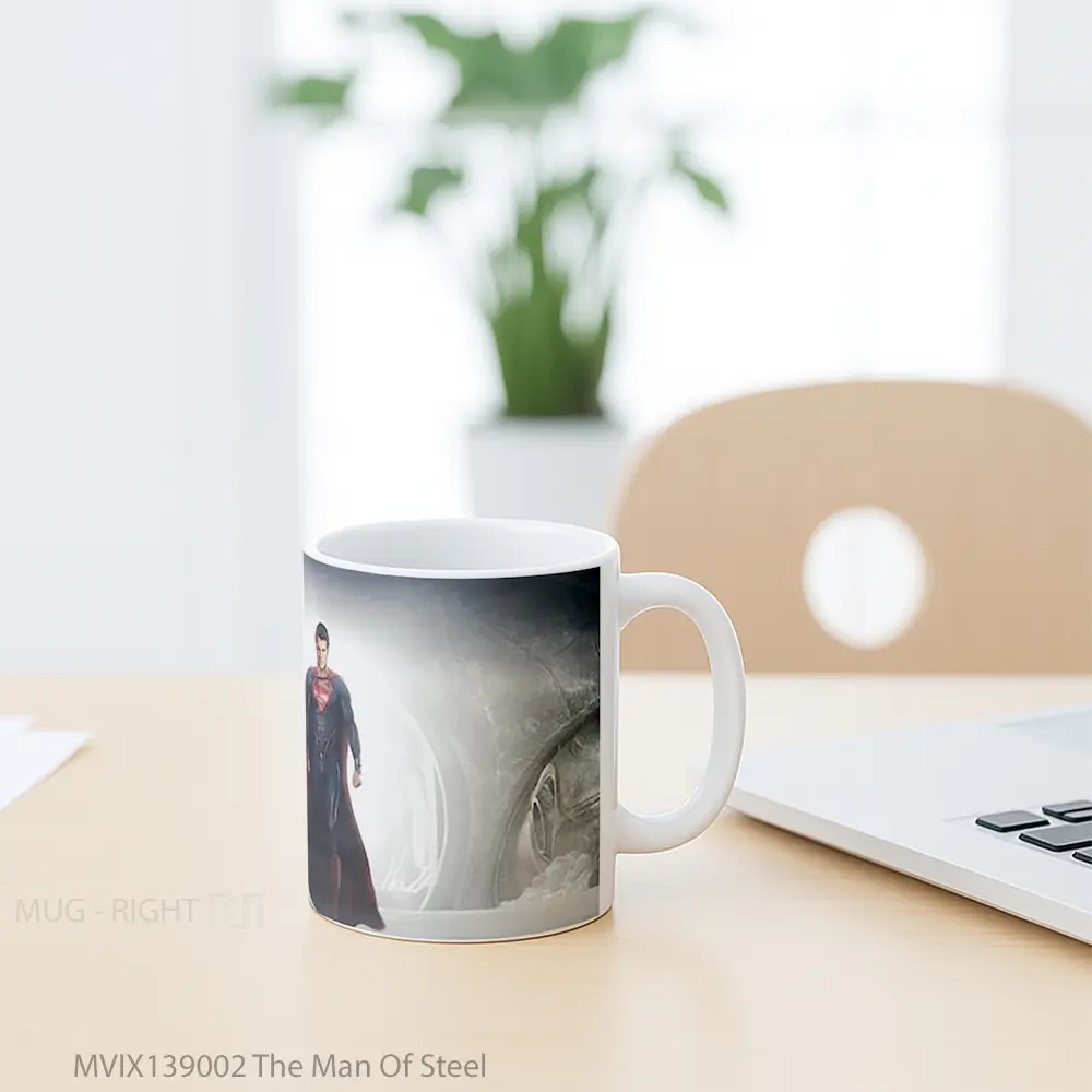 Mug The Man Of Steel Gelas Keramik Unik - All-side / Desain