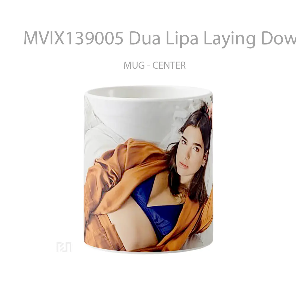 Mug Dua Lipa Laying Down Gelas Selebriti