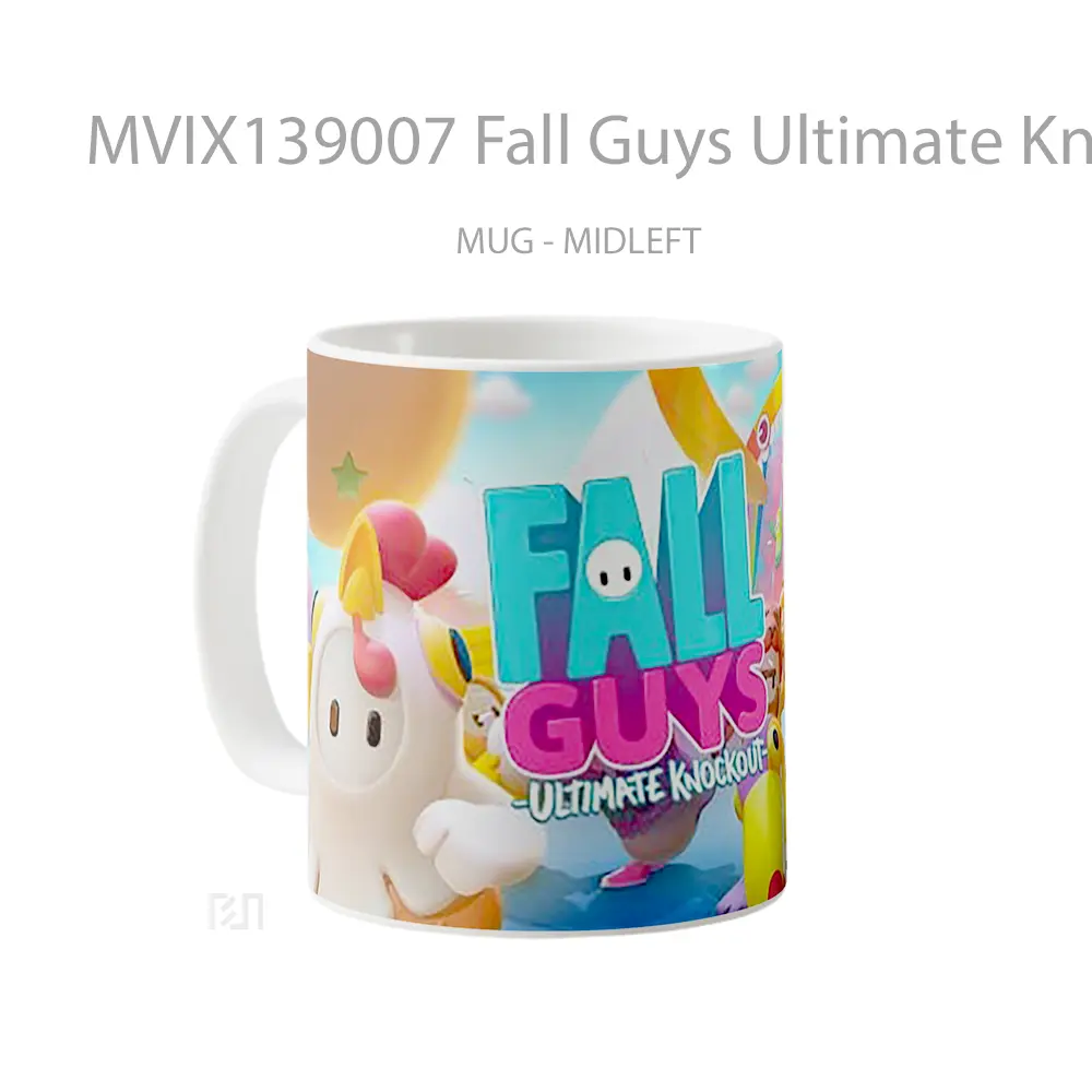 Mug Fall Guys Ultimate Knockout Gelas Keramik Unik - All-side / Desain