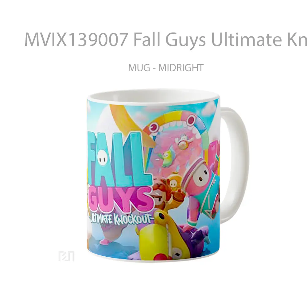 Mug Fall Guys Ultimate Knockout Gelas Keramik Unik - All-side / Desain