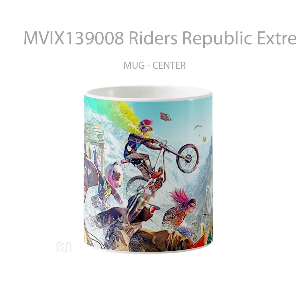 Mug Riders Republic Extreme Sports Gelas Keramik Unik