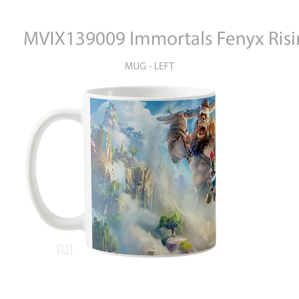 Mug Immortals Fenyx Rising Art Gelas Keramik Unik - All-side / Desain