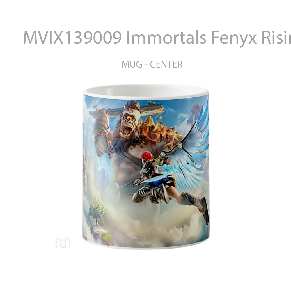 Mug Immortals Fenyx Rising Art Gelas Keramik Unik