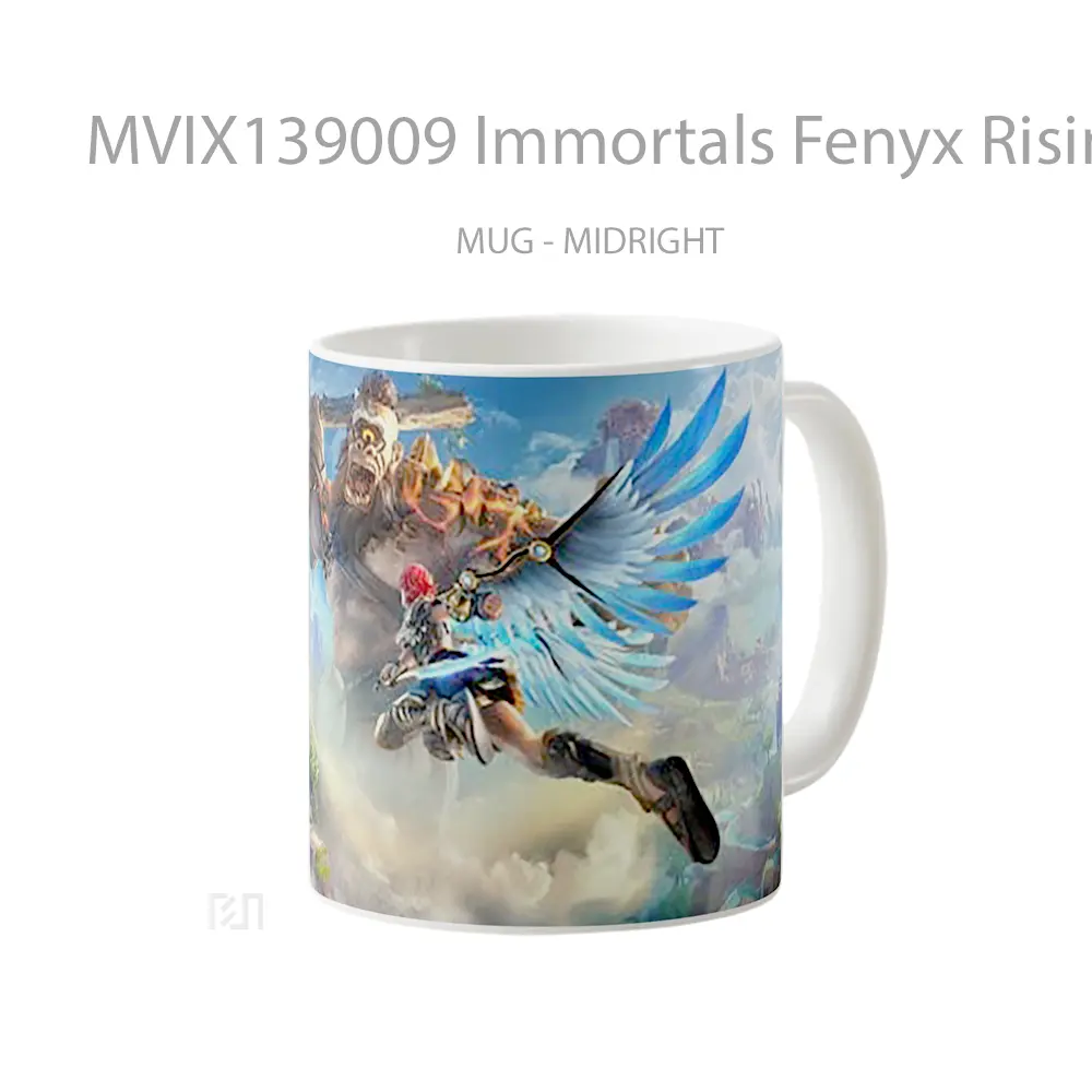 Mug Immortals Fenyx Rising Art Gelas Keramik Unik - All-side / Desain
