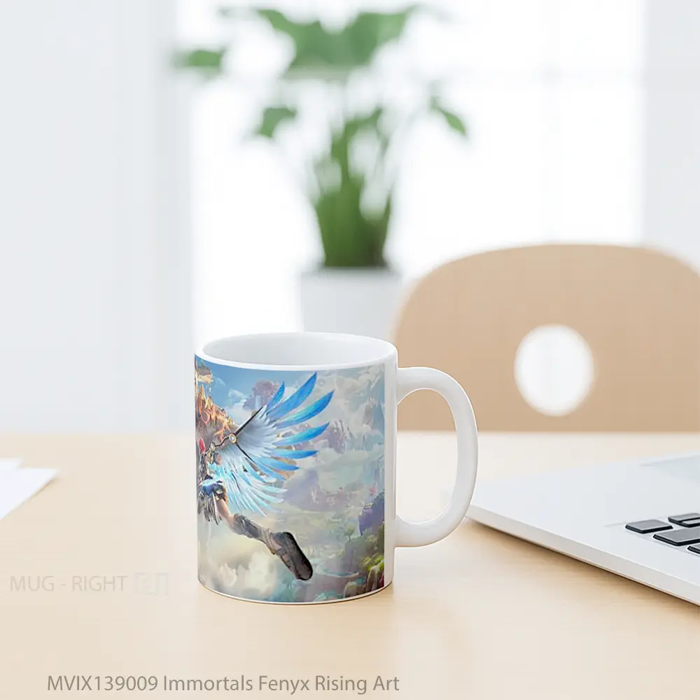 Mug Immortals Fenyx Rising Art Gelas Keramik Unik - All-side / Desain