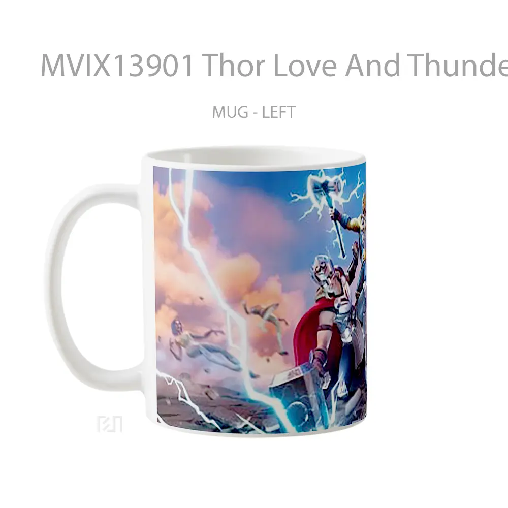 Mug Thor Love And Thunder Fortnite Skin Gelas Superhero - All-side / Desain