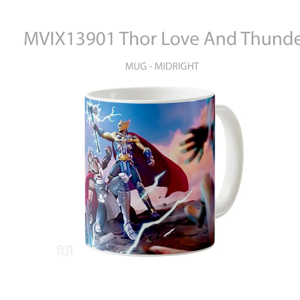 Mug Thor Love And Thunder Fortnite Skin Gelas Superhero - All-side / Desain