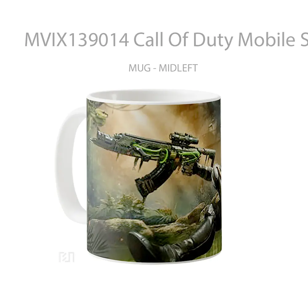 Mug Call Of Duty Mobile Scylla Cangkir Gamer - All-side / Desain