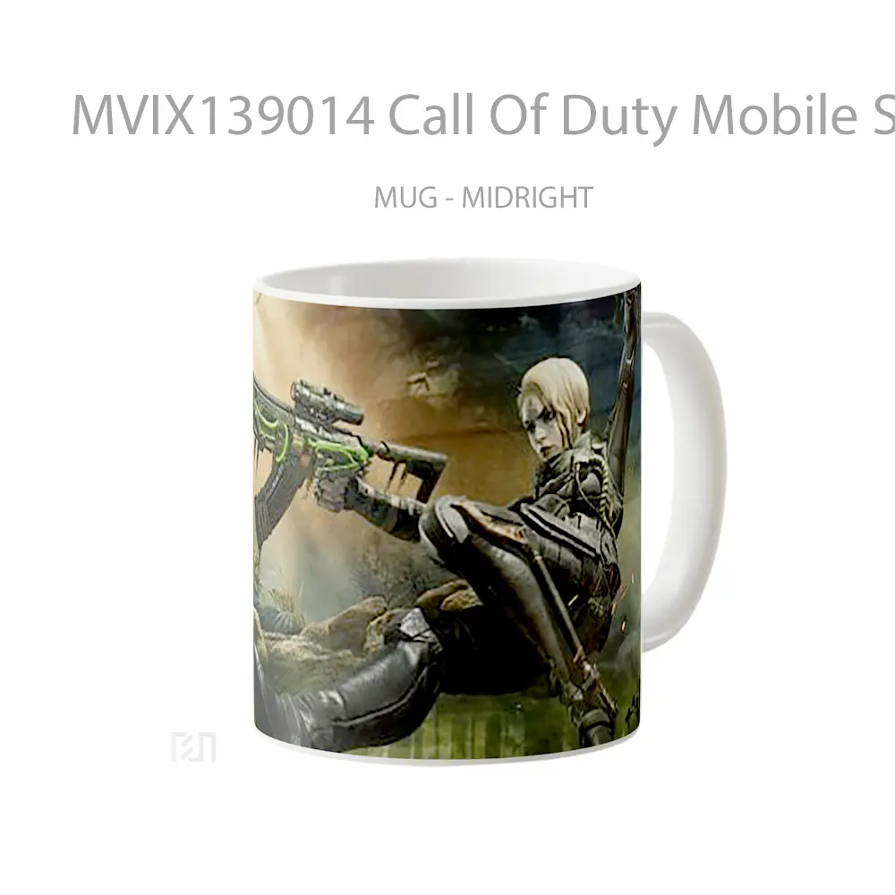 Mug Call Of Duty Mobile Scylla Cangkir Gamer - All-side / Desain