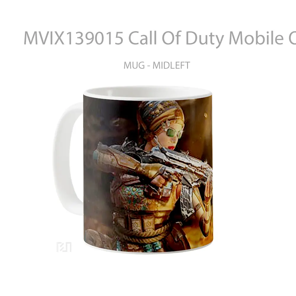 Mug Call Of Duty Mobile Outrider Mystic Skin Cangkir Gamer - All-side / Desain