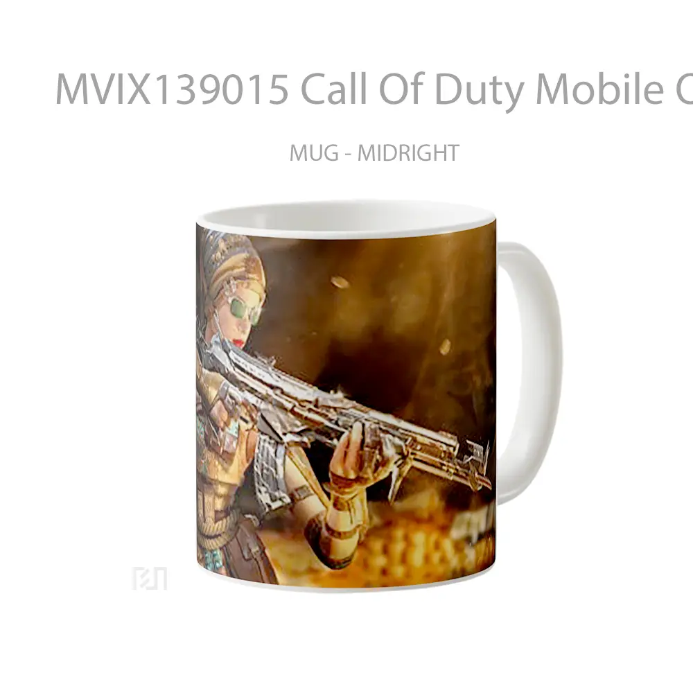 Mug Call Of Duty Mobile Outrider Mystic Skin Cangkir Gamer - All-side / Desain