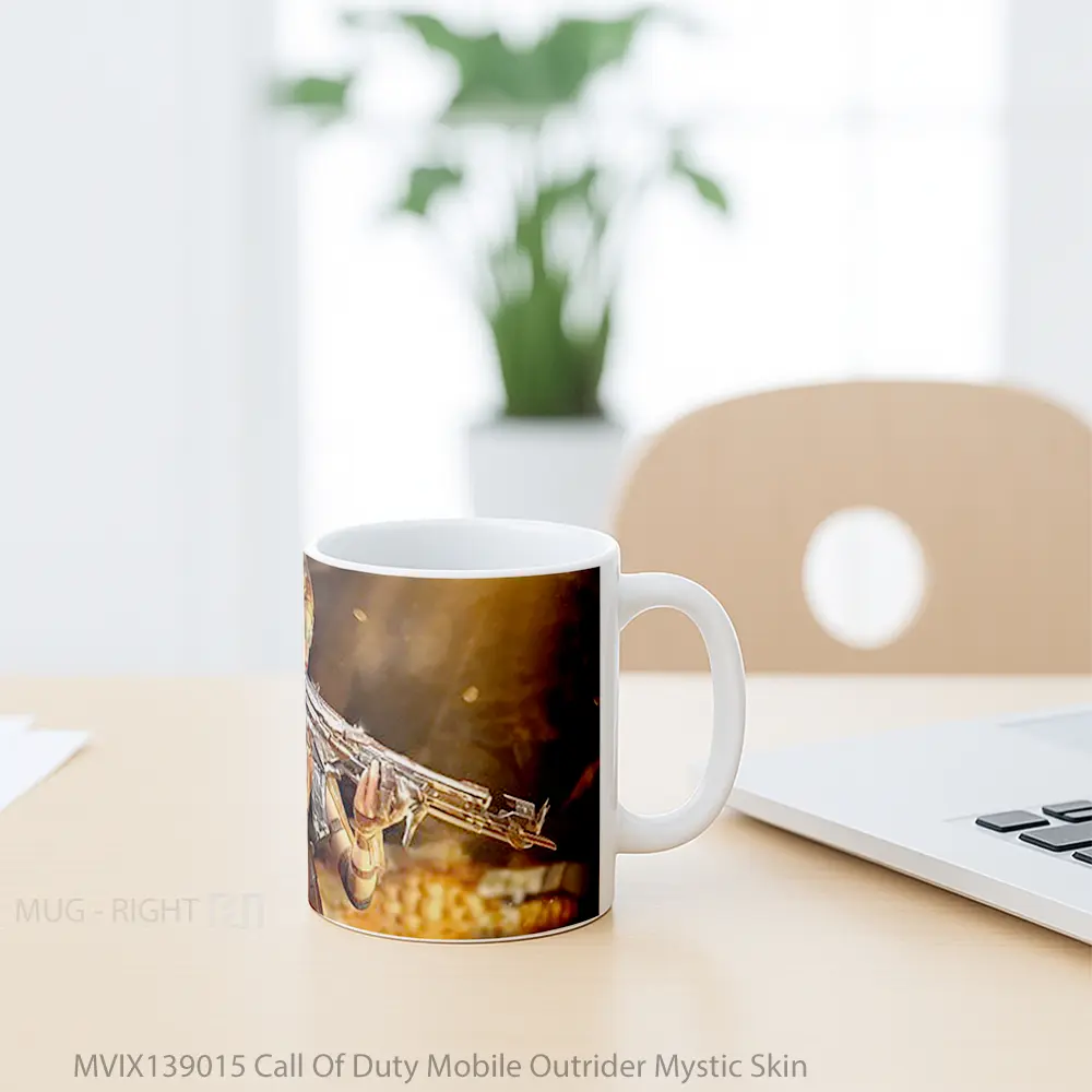 Mug Call Of Duty Mobile Outrider Mystic Skin Cangkir Gamer - All-side / Desain