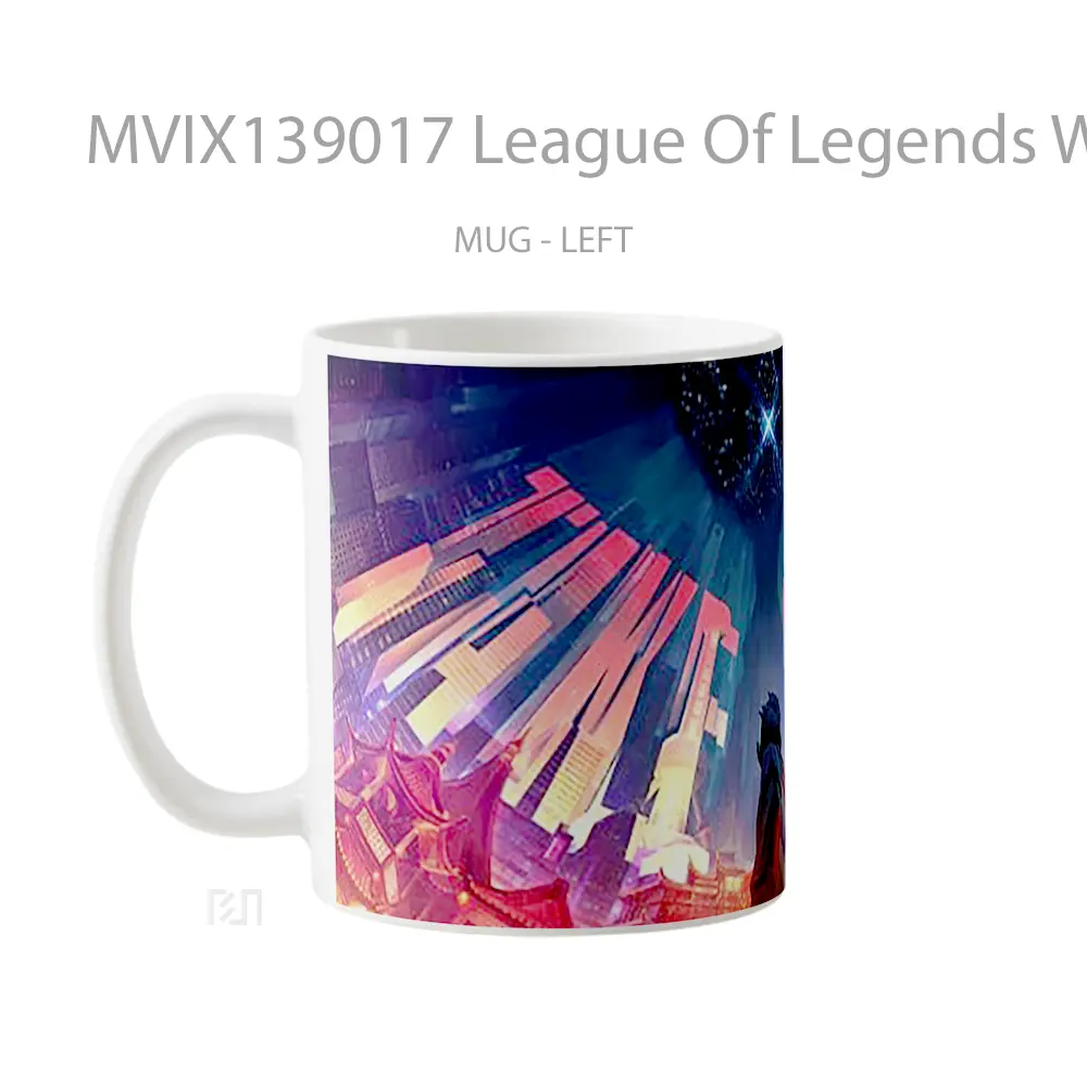 Mug League Of Legends World 2020 Cangkir Gamer - All-side / Desain