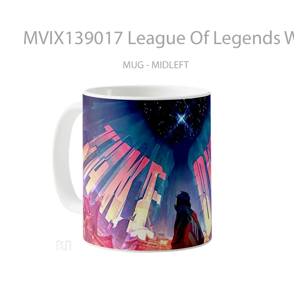 Mug League Of Legends World 2020 Cangkir Gamer - All-side / Desain
