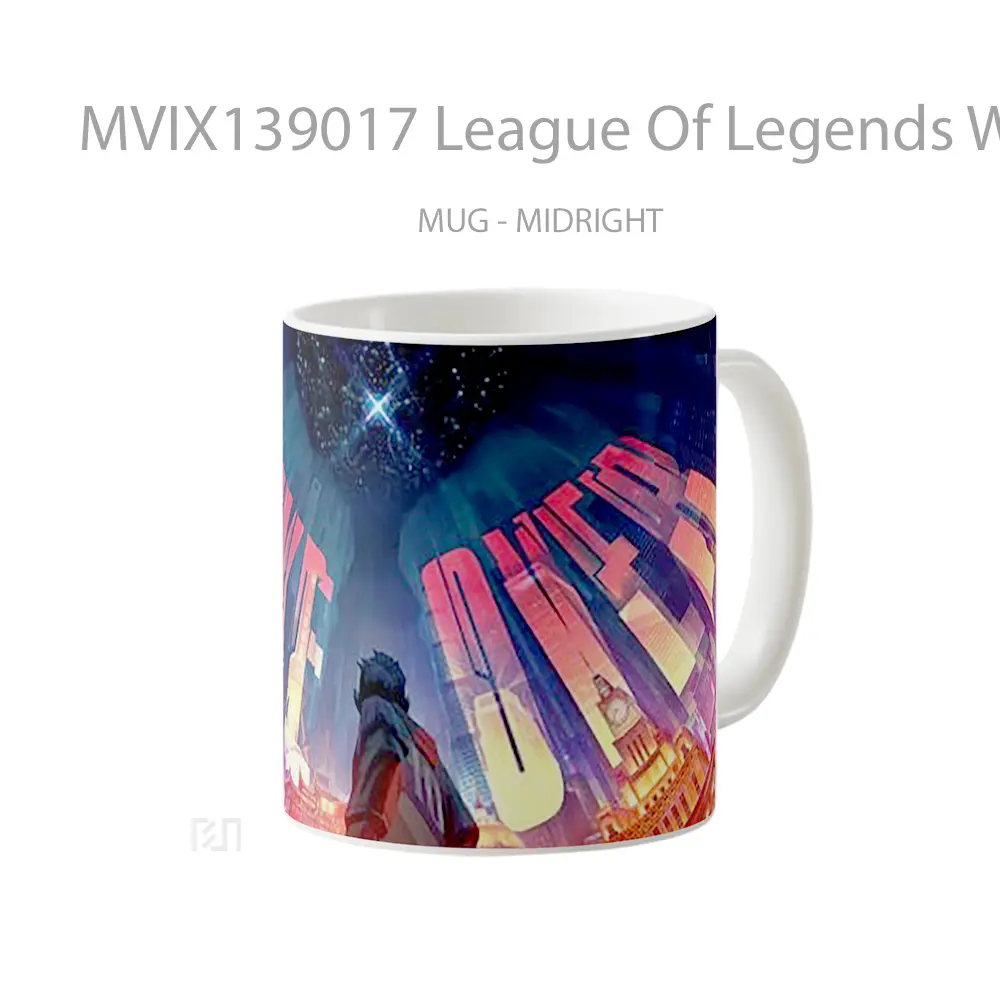 Mug League Of Legends World 2020 Cangkir Gamer - All-side / Desain