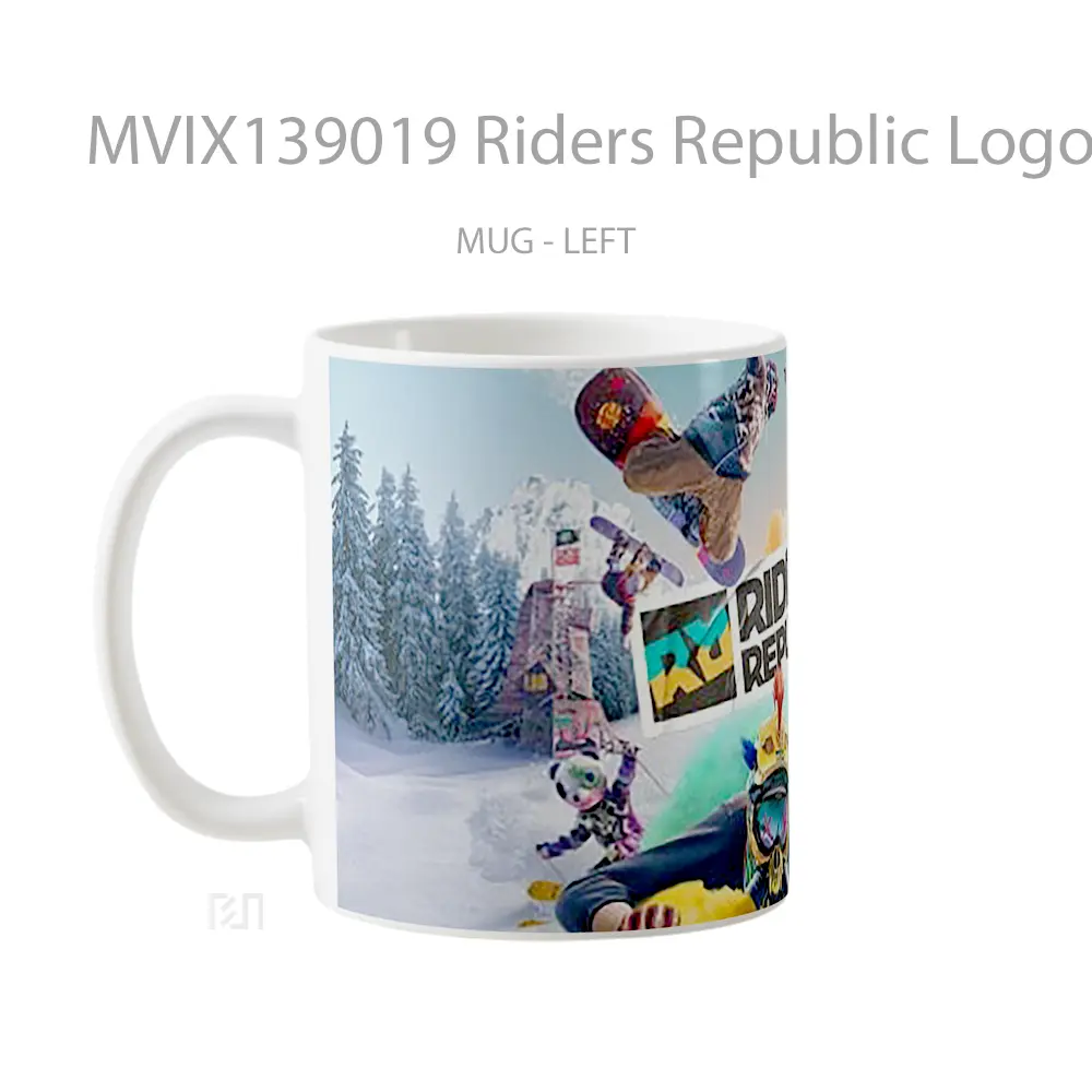 Mug Riders Republic Logo Gelas Keramik Unik - All-side / Desain