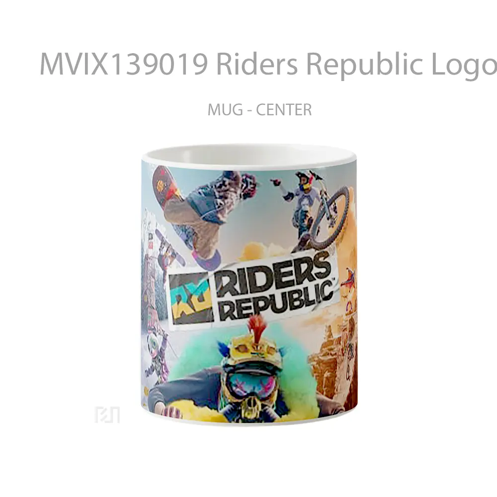 Mug Riders Republic Logo Gelas Keramik Unik