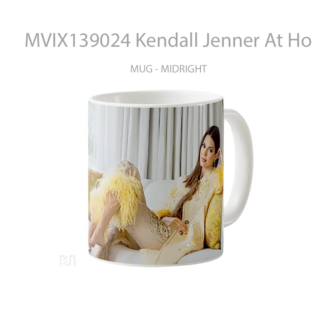 Mug Kendall Jenner At Home Gelas Selebriti - All-side / Desain