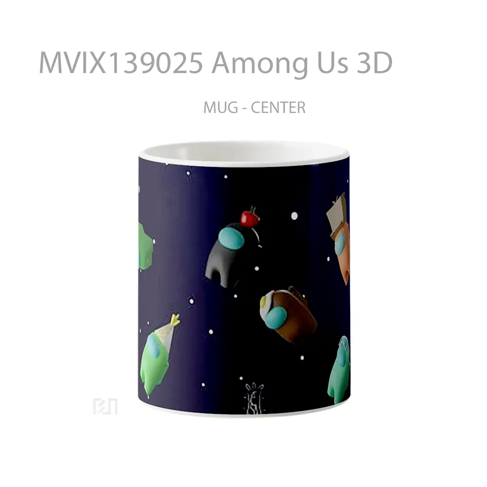 Mug Among Us 3D Gelas Keramik Unik