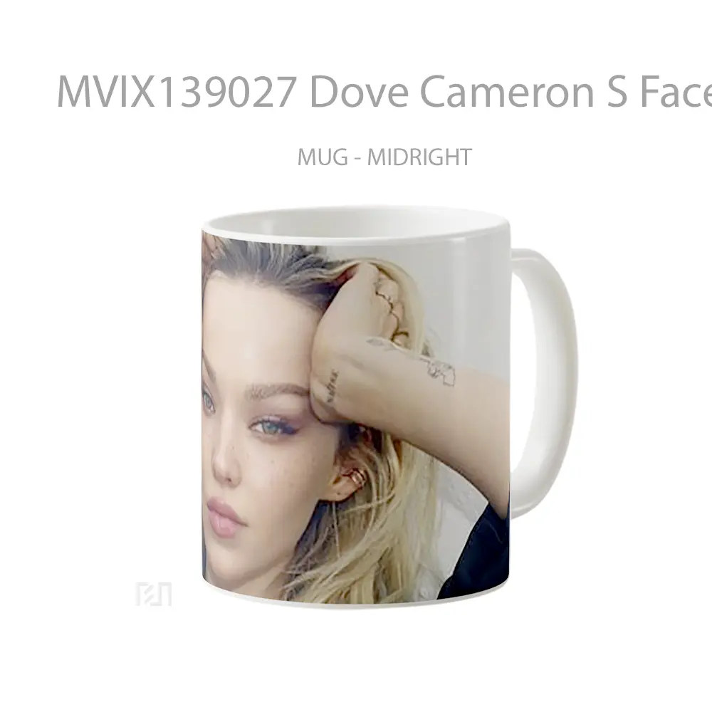 Mug Dove Cameron S Face Gelas Keramik Unik - All-side / Desain