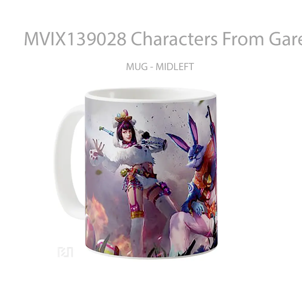 Mug Characters From Garena Free Fire Cangkir Gamer - All-side / Desain