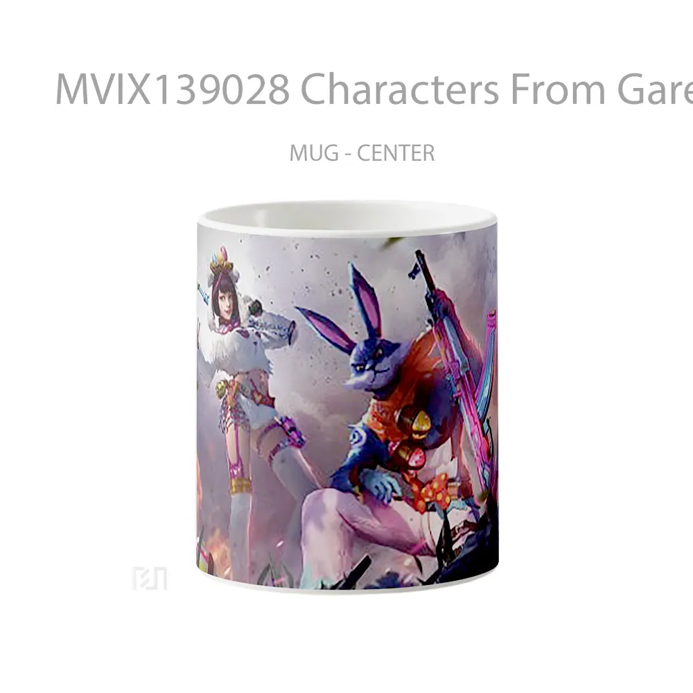 Mug Characters From Garena Free Fire Cangkir Gamer