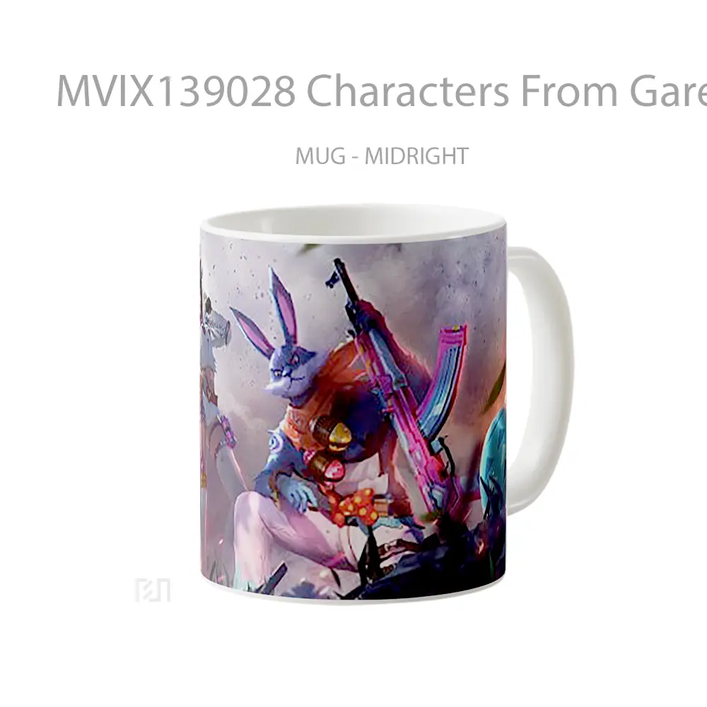 Mug Characters From Garena Free Fire Cangkir Gamer - All-side / Desain