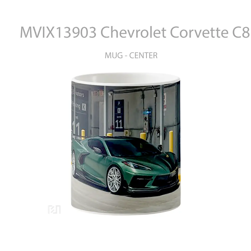 Mug Chevrolet Corvette C8 Cangkir Mobil