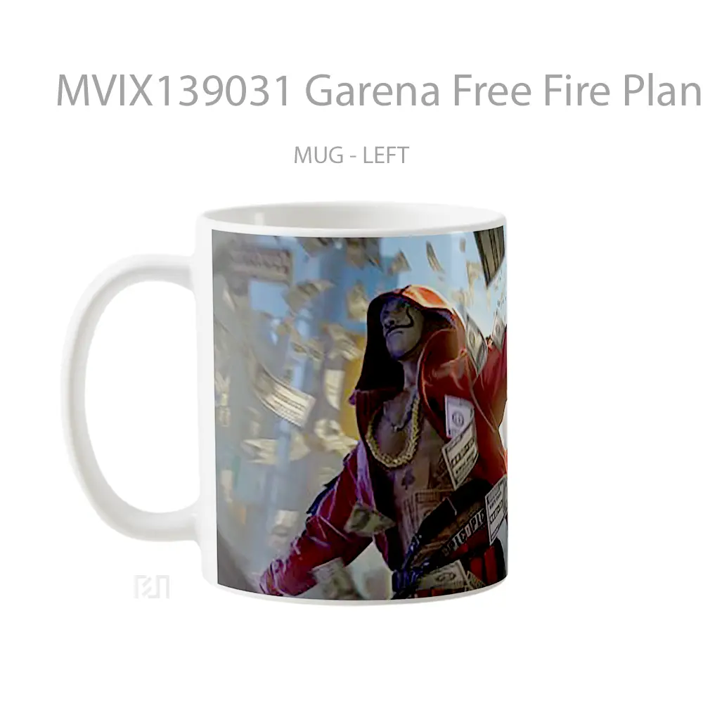 Mug Garena Free Fire Plan Bermuda Street Outfit Cangkir Gamer - All-side / Desain