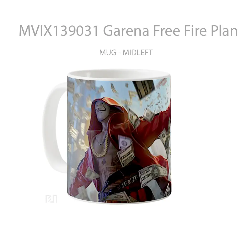 Mug Garena Free Fire Plan Bermuda Street Outfit Cangkir Gamer - All-side / Desain