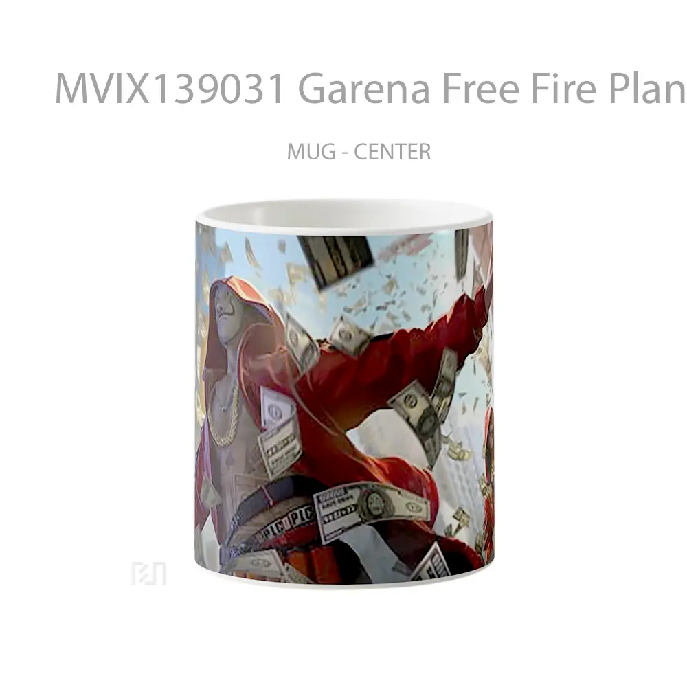 Mug Garena Free Fire Plan Bermuda Street Outfit Cangkir Gamer
