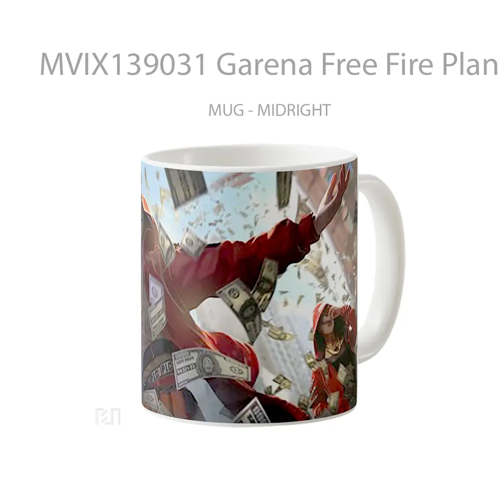 Mug Garena Free Fire Plan Bermuda Street Outfit Cangkir Gamer - All-side / Desain