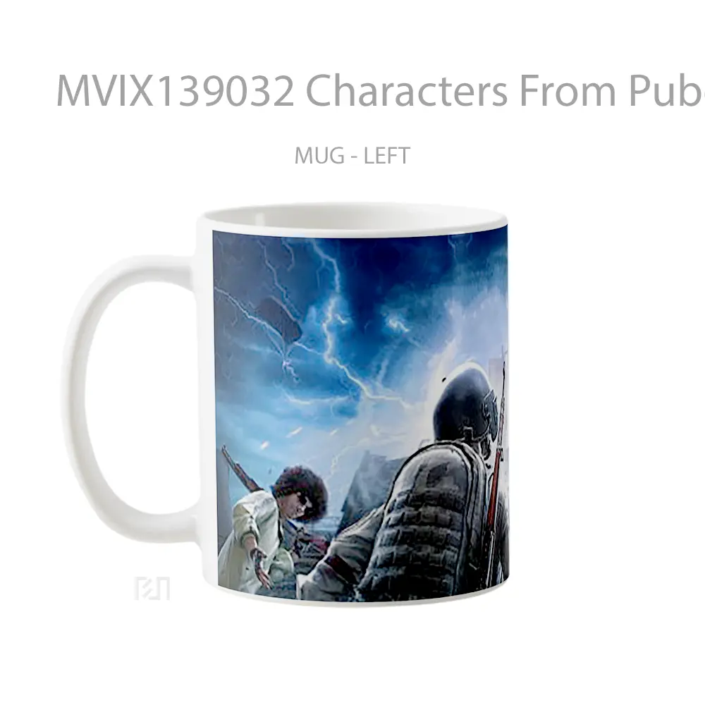 Mug Characters From Pubg Game 2020 Cangkir Gamer - All-side / Desain