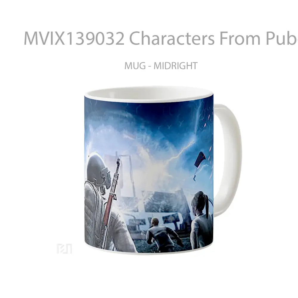 Mug Characters From Pubg Game 2020 Cangkir Gamer - All-side / Desain