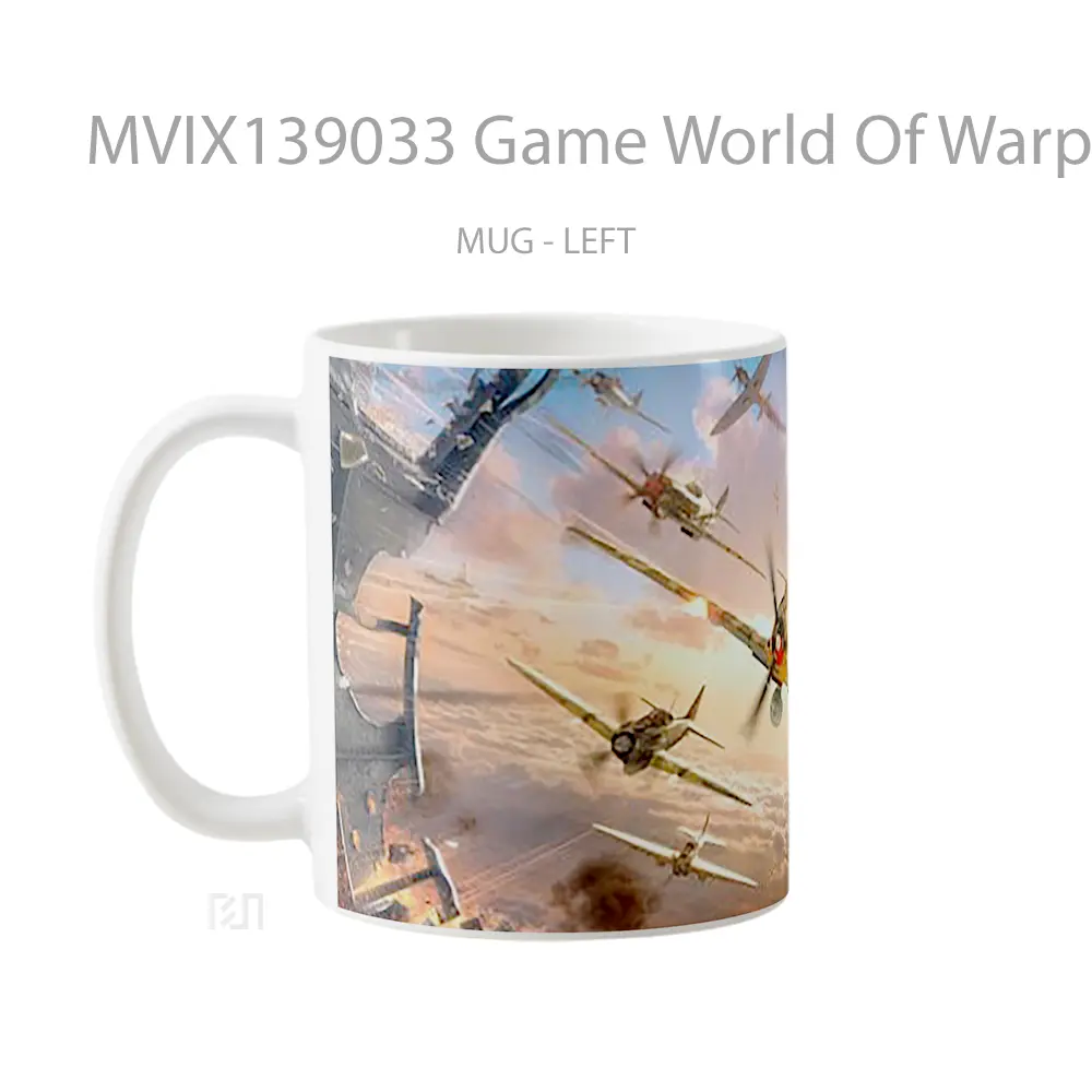 Mug Game World Of Warplanes Cangkir Gamer - All-side / Desain