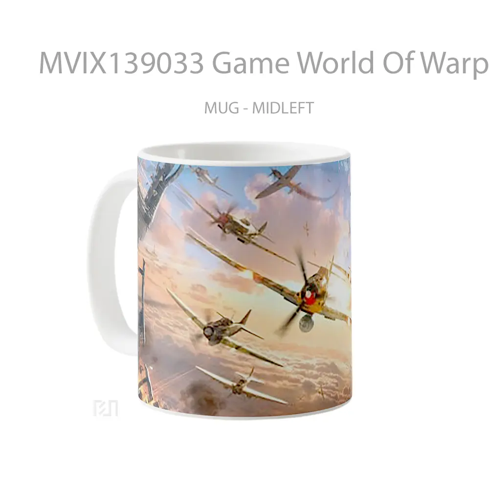 Mug Game World Of Warplanes Cangkir Gamer - All-side / Desain