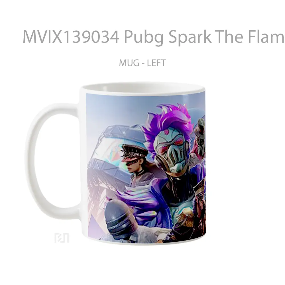 Mug Pubg Spark The Flame Royale Pass Cangkir Gamer - All-side / Desain