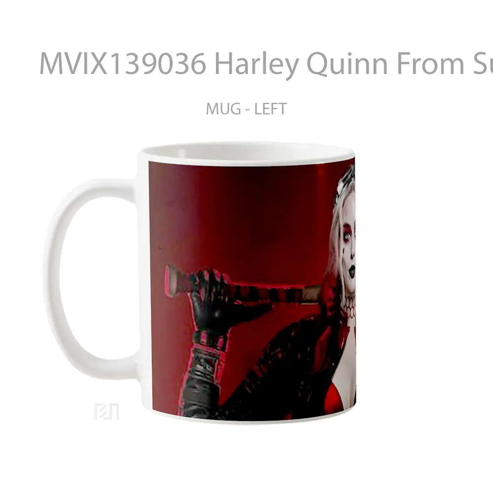 Mug Harley Quinn From Suicide Squad Gelas Keramik Unik - All-side / Desain
