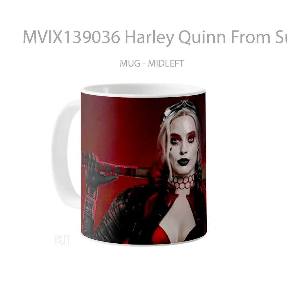 Mug Harley Quinn From Suicide Squad Gelas Keramik Unik - All-side / Desain