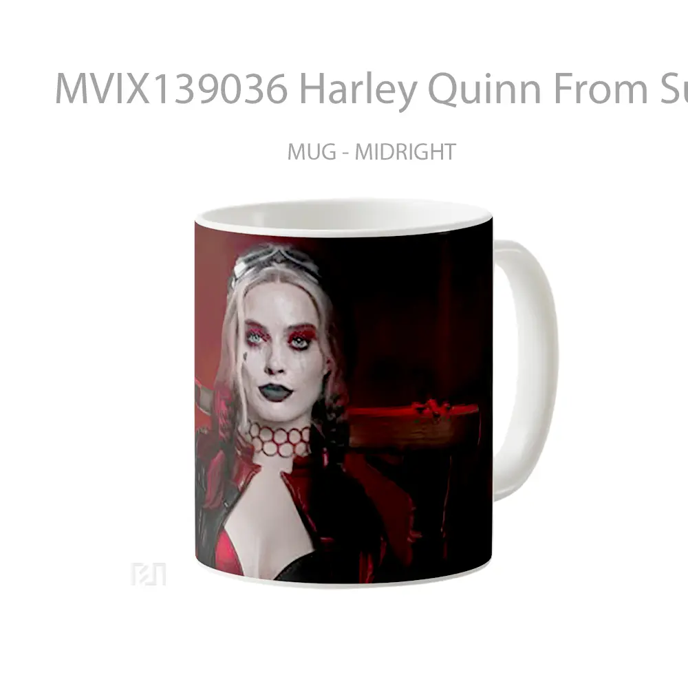 Mug Harley Quinn From Suicide Squad Gelas Keramik Unik - All-side / Desain