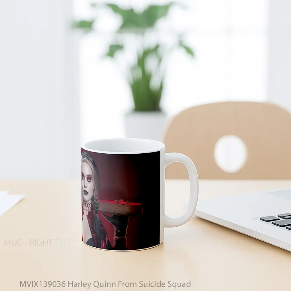 Mug Harley Quinn From Suicide Squad Gelas Keramik Unik - All-side / Desain