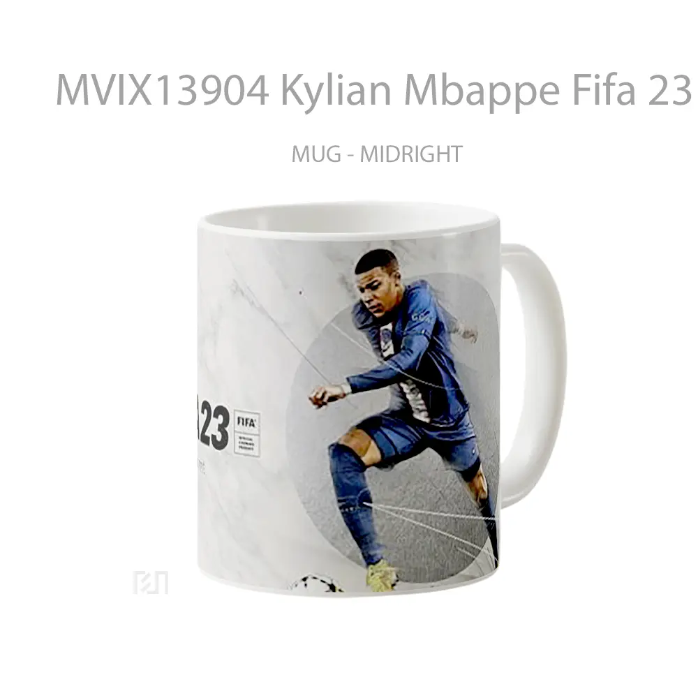Mug Kylian Mbappe Fifa 23 Gelas Keramik Unik - All-side / Desain