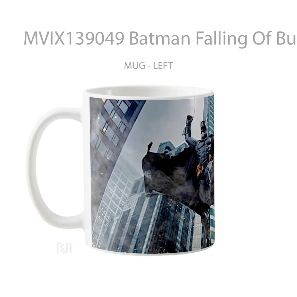 Mug Batman Falling Of Buildings Gelas Superhero - All-side / Desain