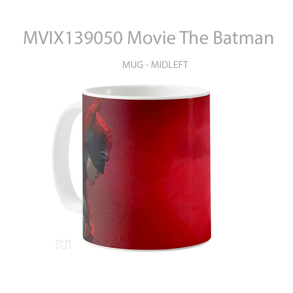 Mug Movie The Batman Gelas Superhero - All-side / Desain