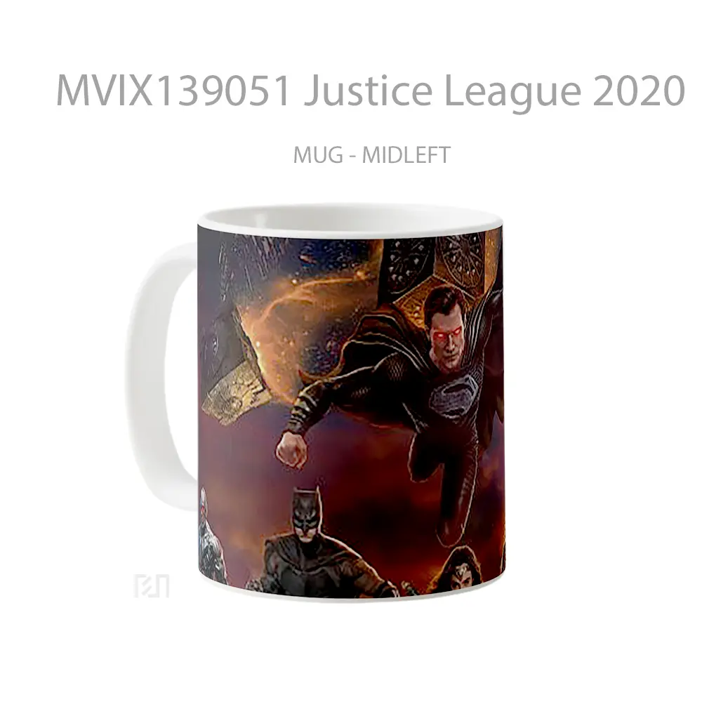 Mug Justice League 2020 Gelas Superhero - All-side / Desain
