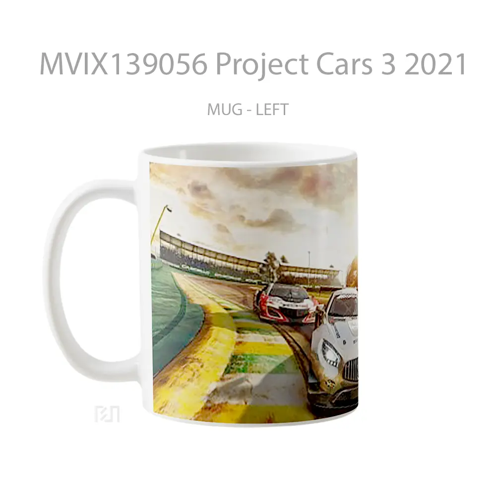 Mug Project Cars 3 2021 Gelas Keramik Unik - All-side / Desain