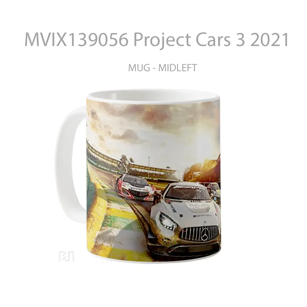 Mug Project Cars 3 2021 Gelas Keramik Unik - All-side / Desain